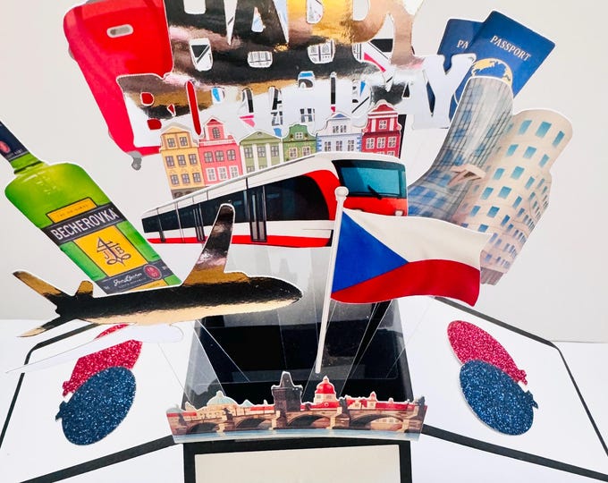 Prague Card in a box/3D card
