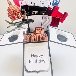 Carta di Malta in una scatola/carta 3D