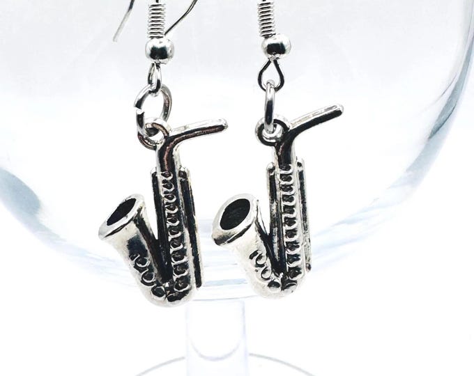 Saxophone Earrings
