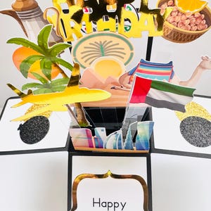 Dubai Card in a box/3D card