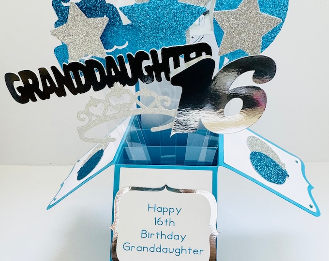 Girl Sweet 16 Card in a box/3D card