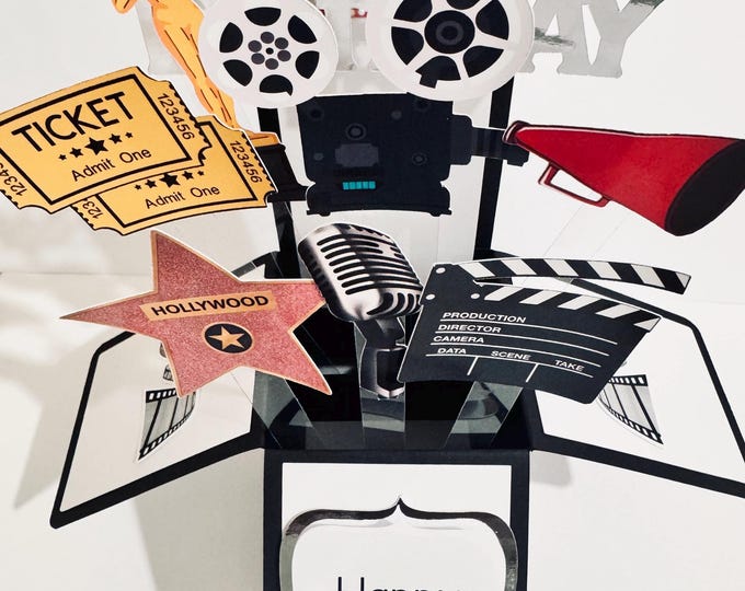 Film Fan Card in a box/Pop up box