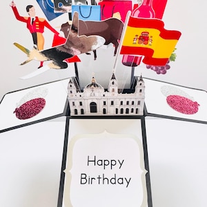 Madrid Card in a box/3D card