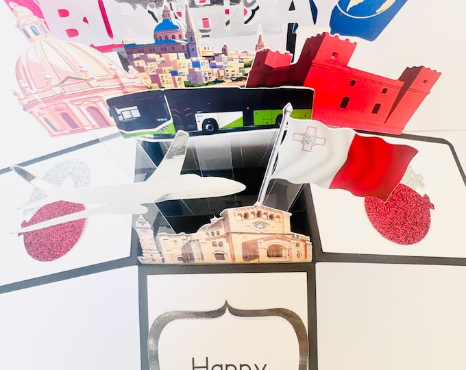 Malta Card in a box/3D card