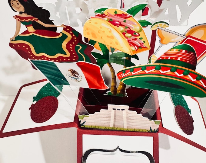 Mexico Card in a box/3D card