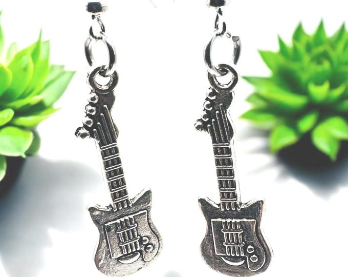 Guitar Earrings