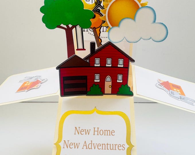 New Home 3D Greeting/Gift Card
