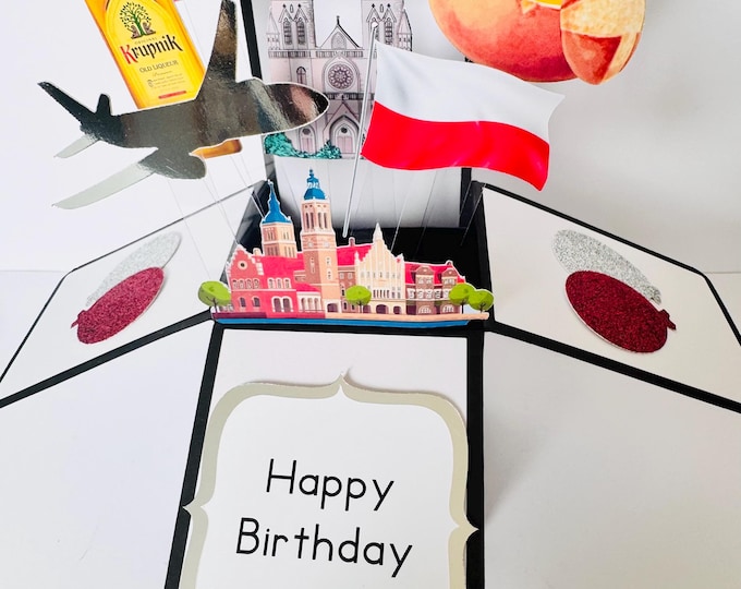 Poland Card in a box/3D card