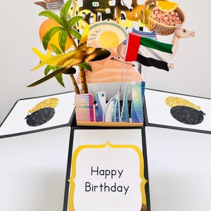 Dubai Card in einer Box/3D-Karte