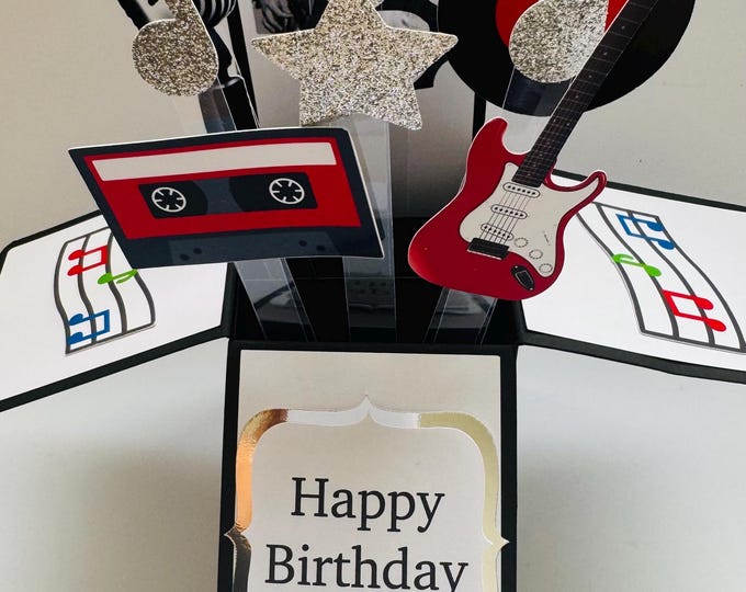 Personalisable Elvis Themed 3D Greeting/Gift Card