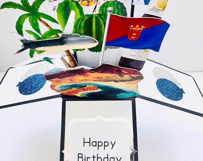 Lanzarote Card in a box/3D card