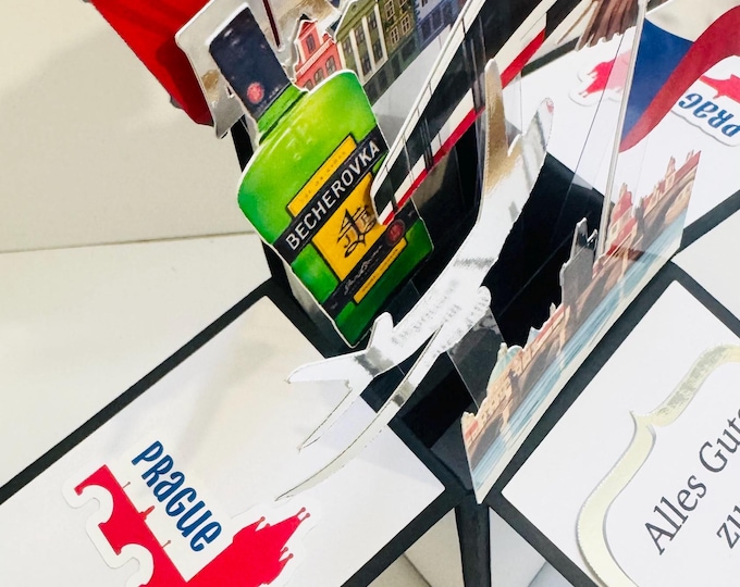 Personalised Prague Themed 3D Greeting/Gift Card