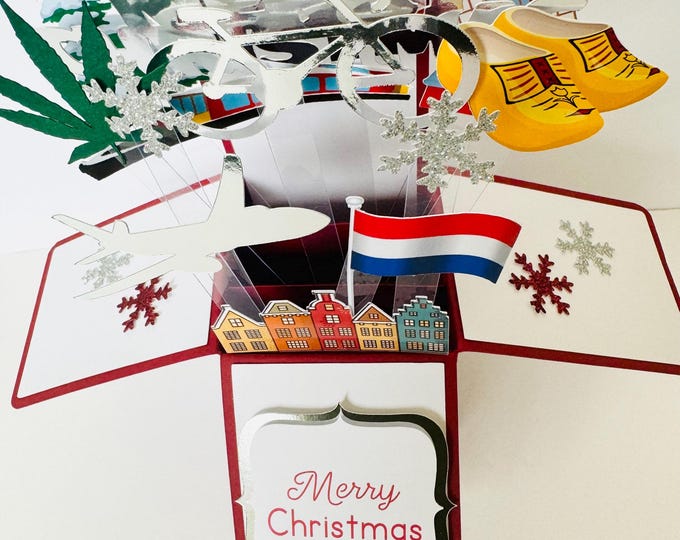 Christmas - Amsterdam Card in a box/Pop up box