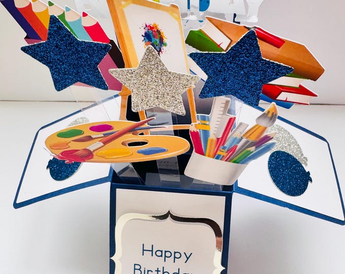 Artist Card in a box/3D card