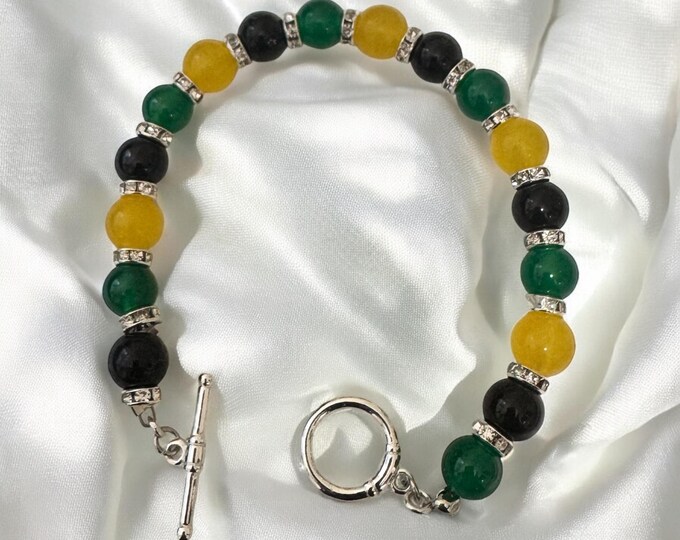 Multi-Coloured Beaded Bracelet