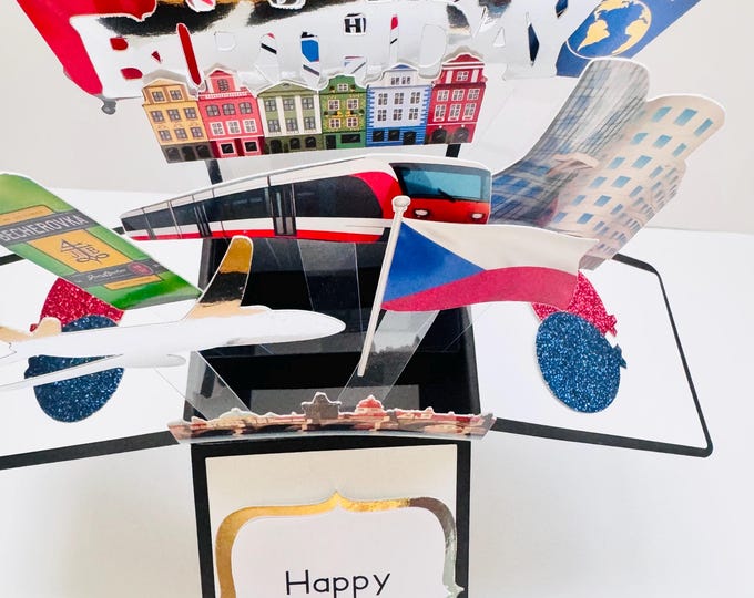 Prague Card in a box/3D card