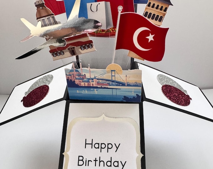 Istanbul Card in a box/3D card