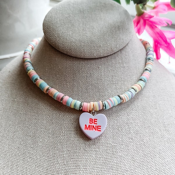 Sweetheart Pastel Charm Necklace main image 1