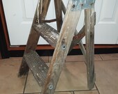 Vintage Wood Step Ladder