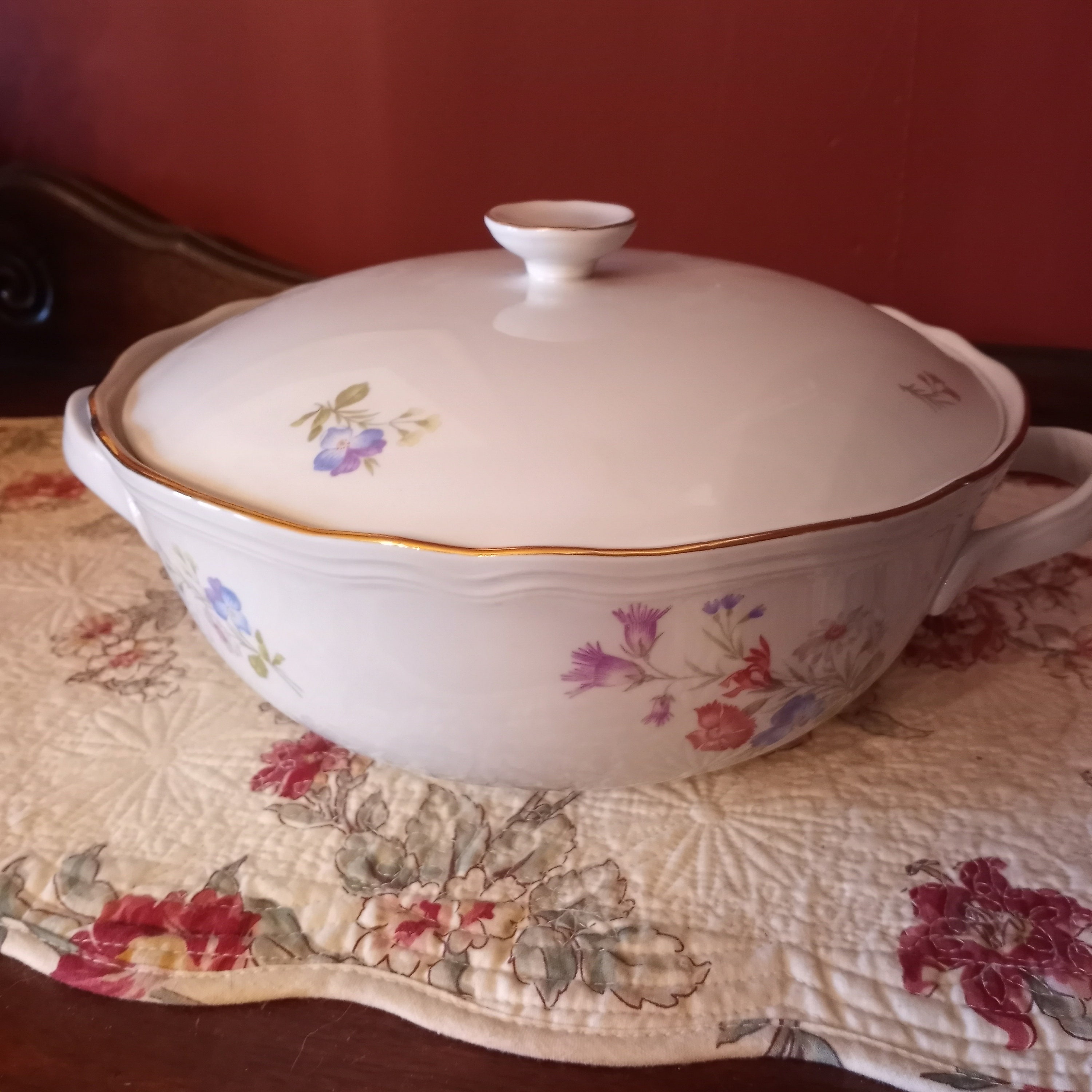 Vintage Richard Ginori Covered Bowl China italiana Raro Etsy