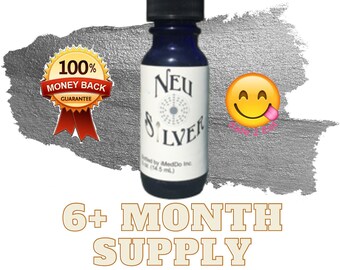 Colloidal Silver: 100 PPM, 10 nm Silver Nano Particles (6+ Month Supply)