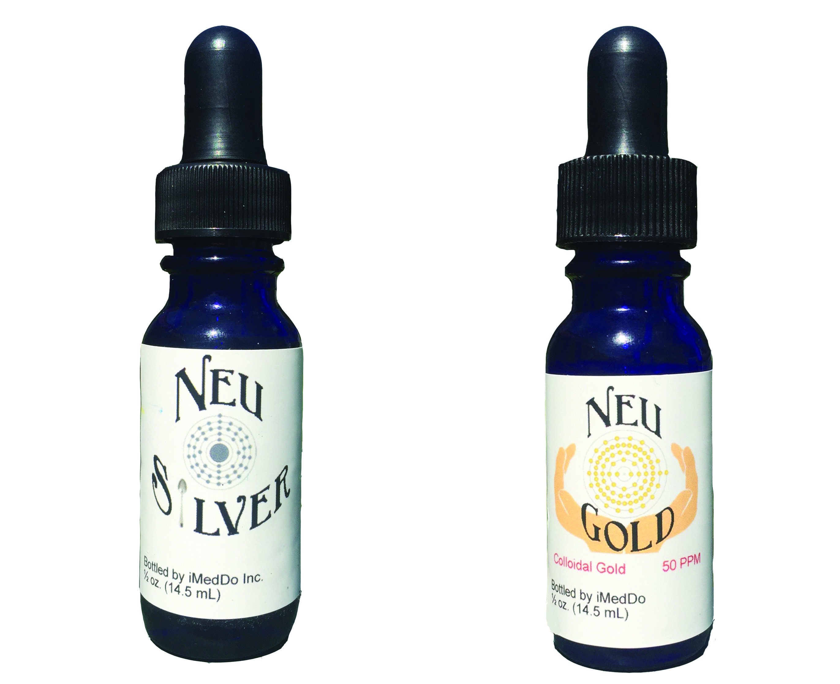 Colloidal Silver Colloidal Gold. 1/2 Oz. 100 PPM neu Etsy UK