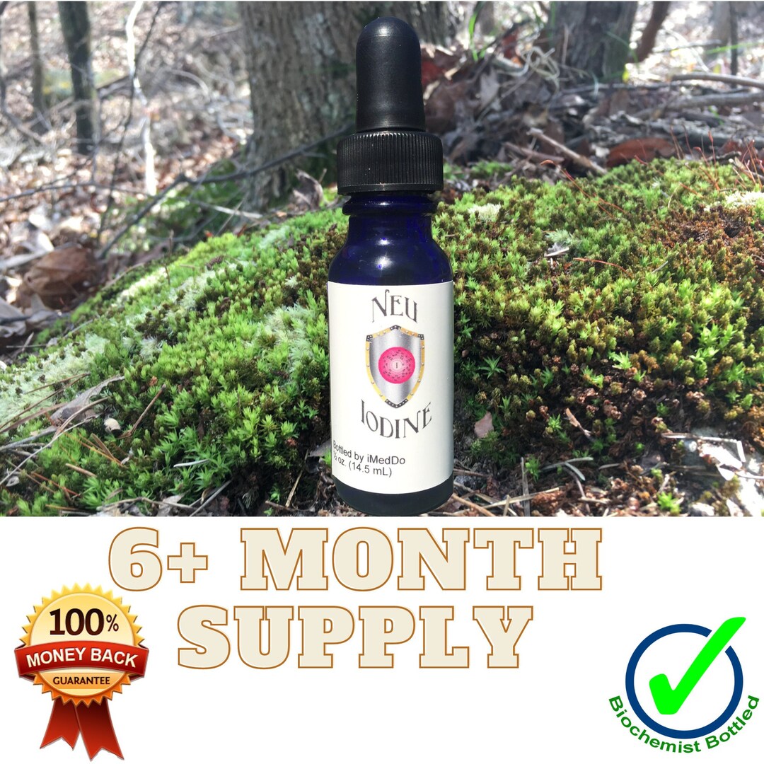 Iodine Nascent Iodine Liquid for Thyroid & Energy Support, Better Than