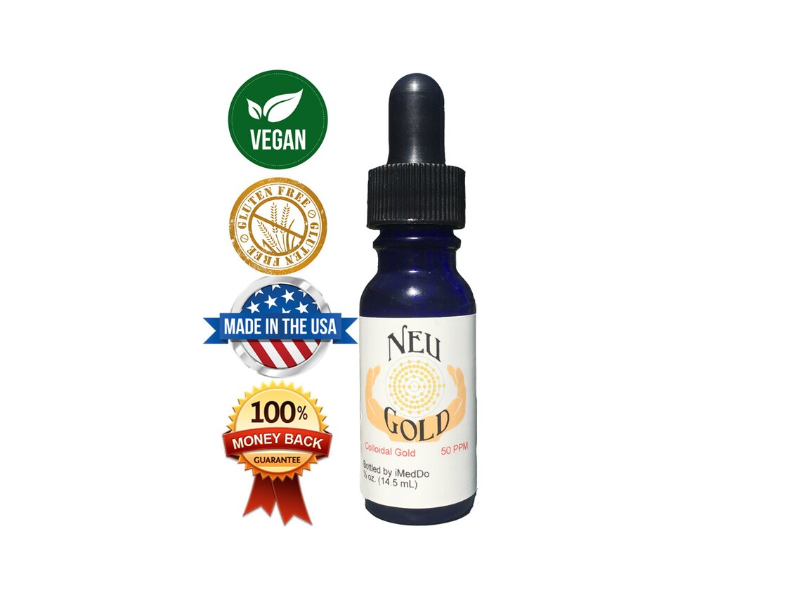 Colloidal Gold 10 nm 50 PPM Liquid Colloidal Gold nano Etsy