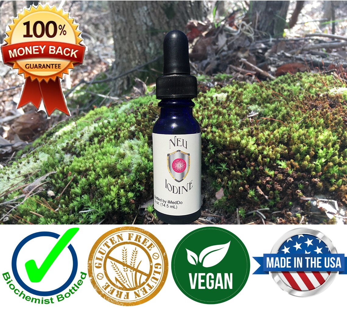 Nascent Iodine Tincture 100 RDA health supplement Iodine Etsy