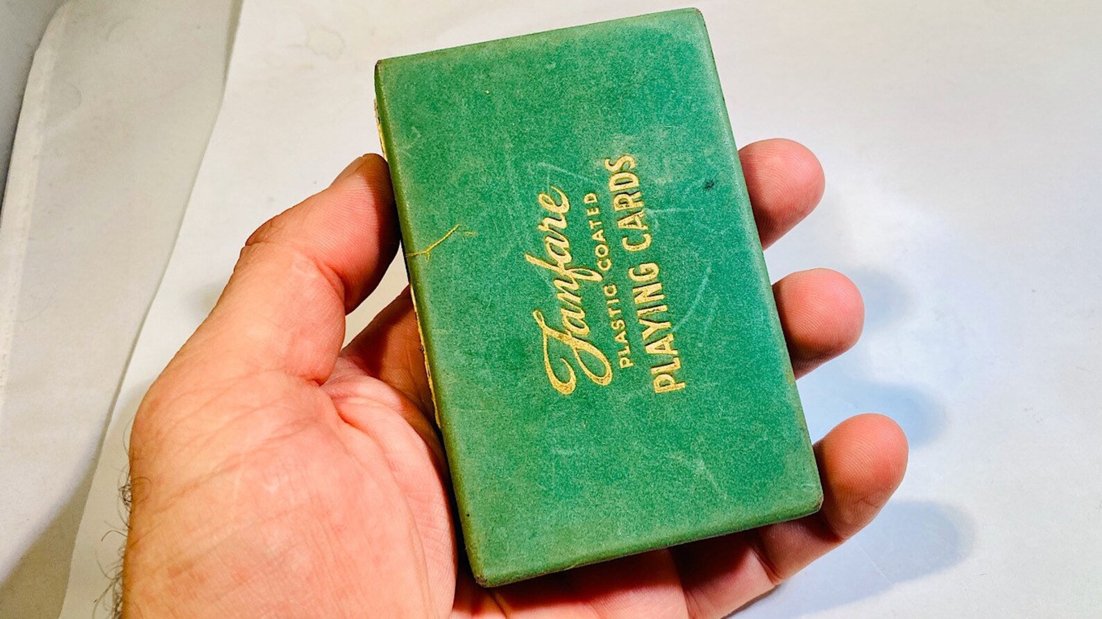 Vintage Fanfare Playing Cards Etsy