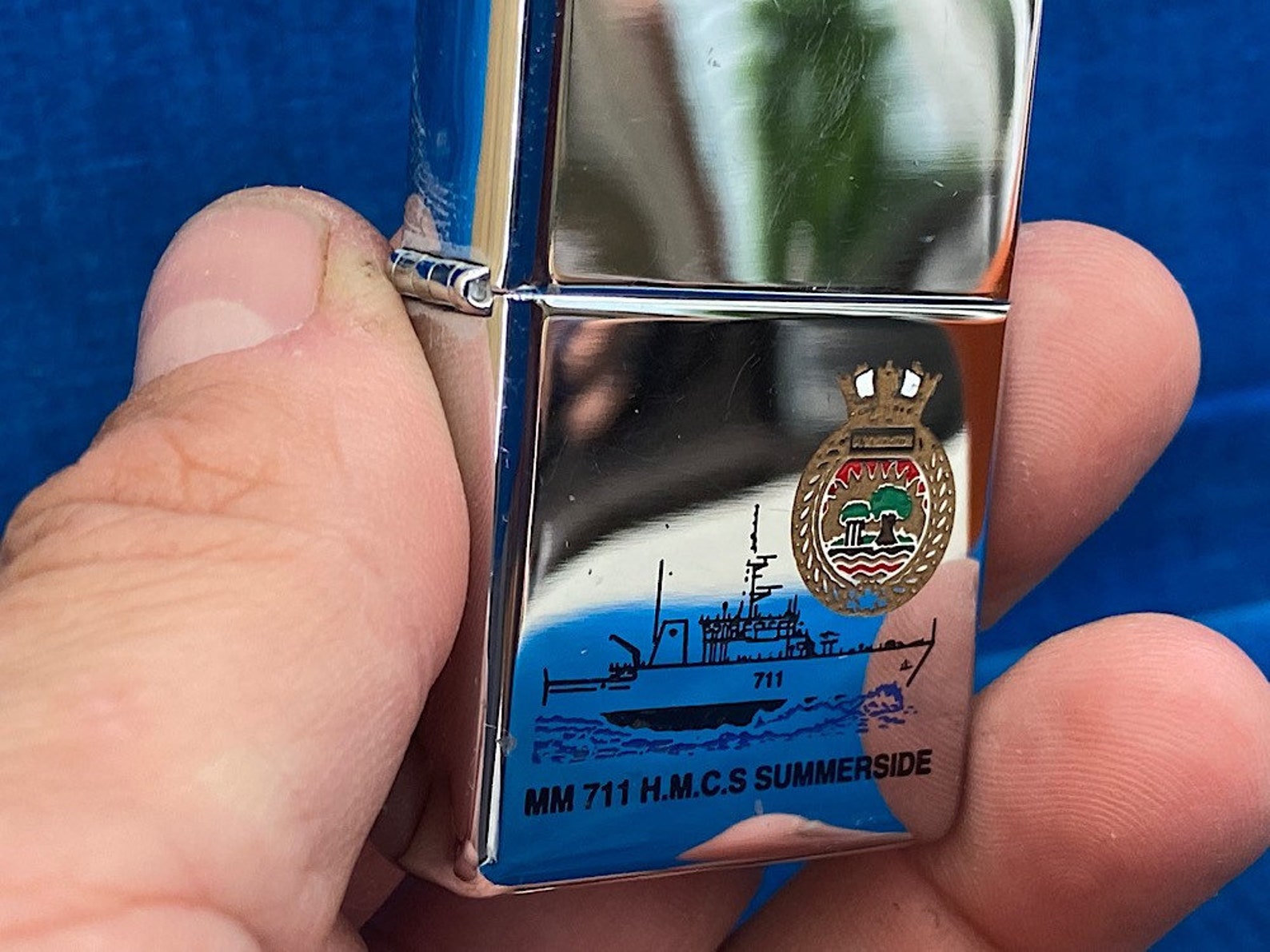Vintage Canada Military Zippo Lighter MM 171 HMCS Summerside Etsy