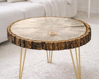 Driftwood Coffee table Rustic poplar wood