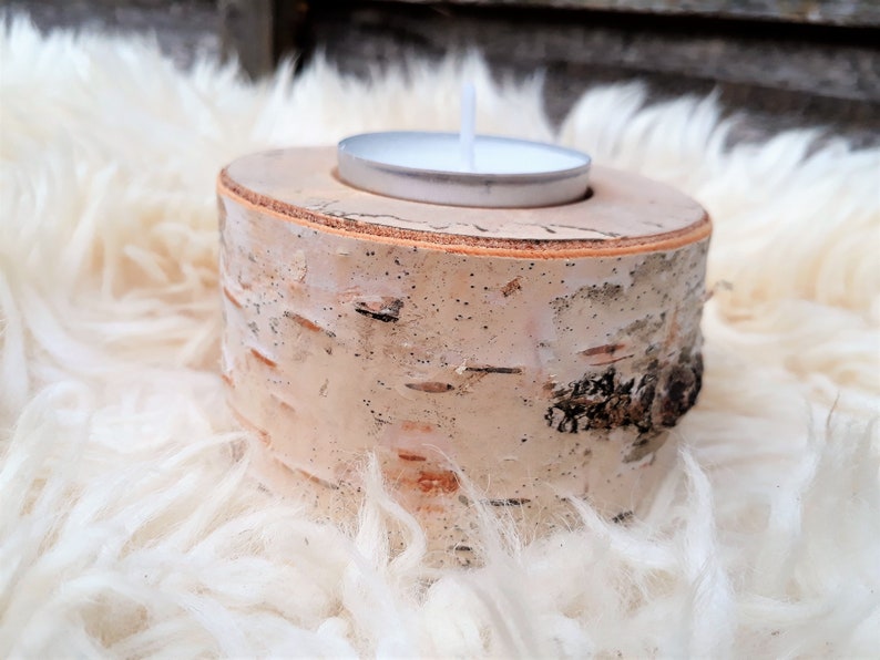 1pc/ set of 3 Silver Birch Candle holders. Perfect gift Etsy