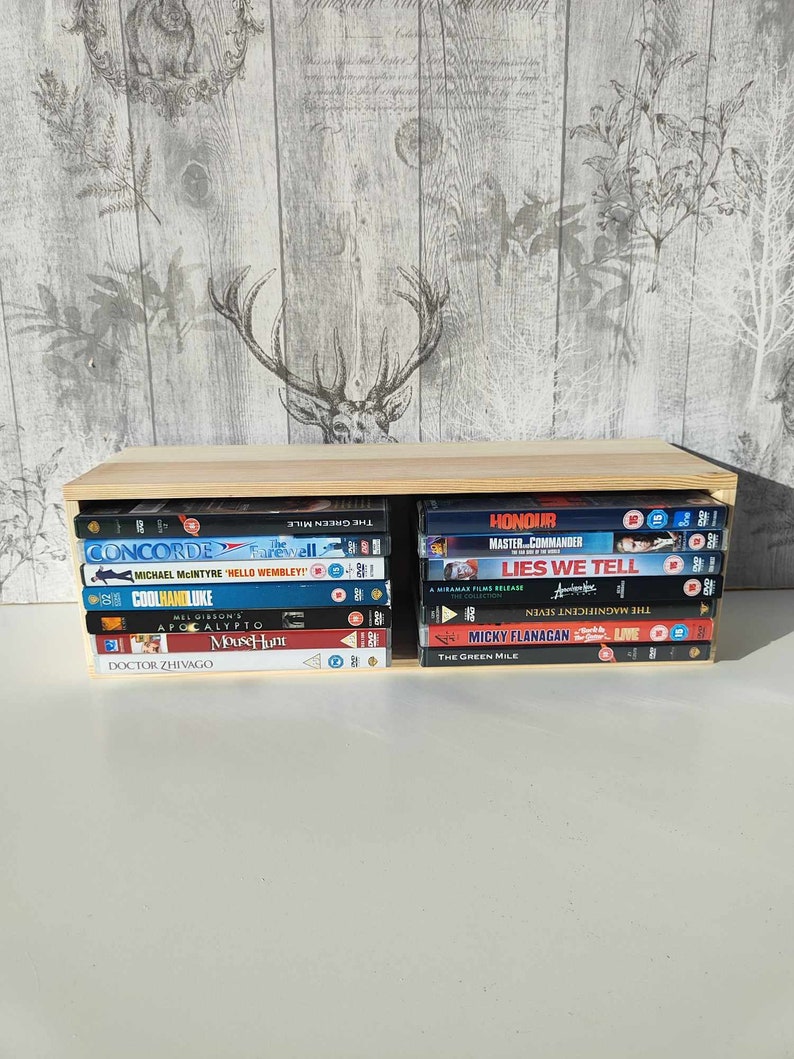 Pine Wood CD Storage Crate: Pyrography Arts & Crafts imagem 9