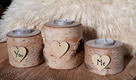 Home Decor Home Furniture Diy Set Three White Wooden Heart
