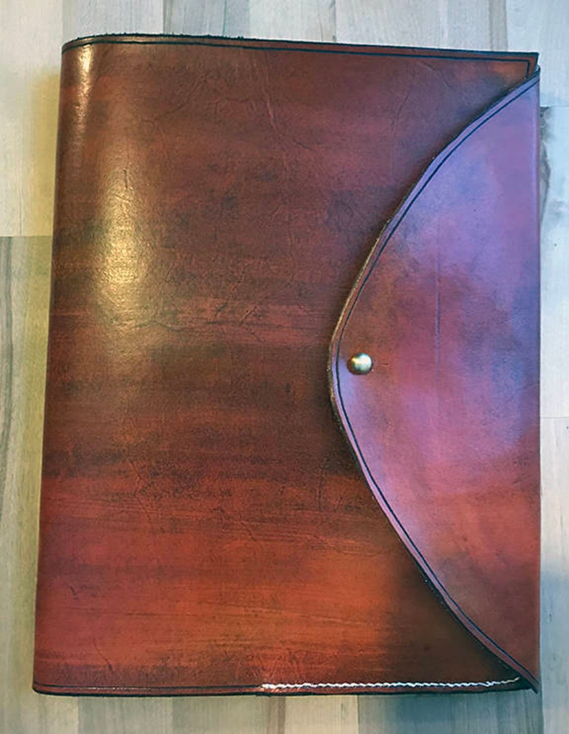 Custom Handmade Leather A4 Legal Pad Holder Etsy