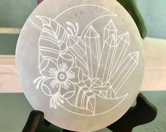 Selenite charging plate