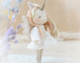 Unicorn doll sewing pattern soft toy instant download pdf unicorn decoration plush