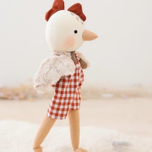 Chick Sewing Pattern, Chicken Soft Toy Pattern, Easter Sewing Pattern, Beginner Sewing Pattern, Stuffed Animal Pattern, Instant Download image 5