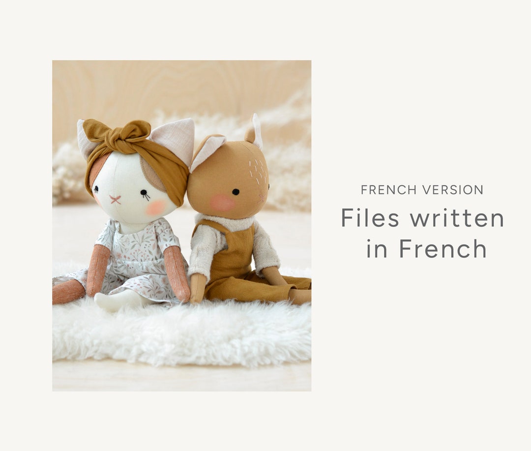 PDF Sewing Pattern for Cat Plush Doll - DIY Doll Clothes Tutorial - Etsy