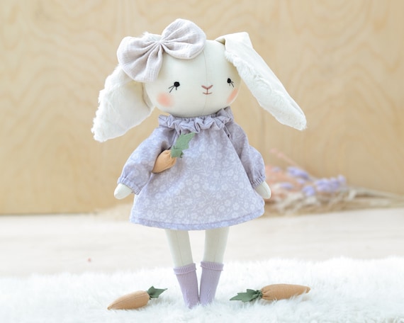 Bunny Doll Sewing Pattern PDF Stuffed Animal Toy Tutorial Easter Decoration Diy Etsy UK