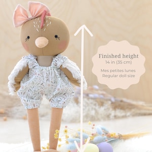 Chick Sewing Pattern, Chicken Soft Toy Pattern, Easter Sewing Pattern, Beginner Sewing Pattern, Stuffed Animal Pattern, Instant Download image 12