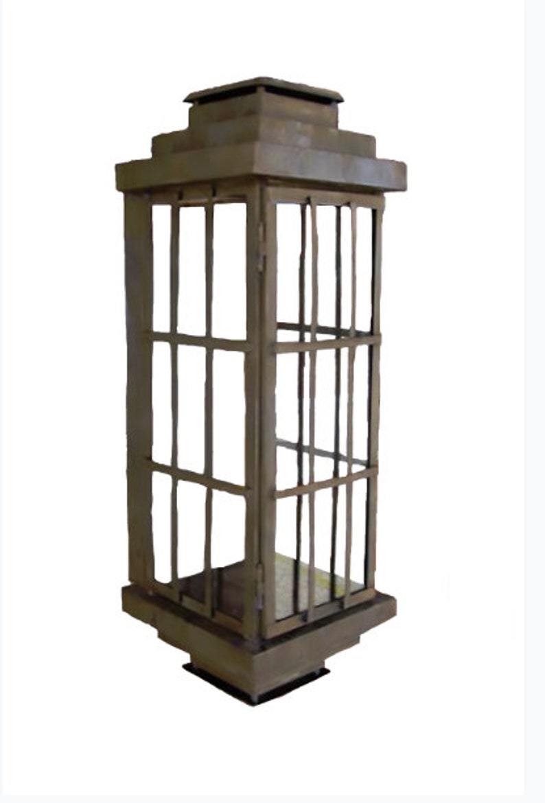 Copper Lantern Pendant Lighting Copper Light Fixture Rustic Etsy