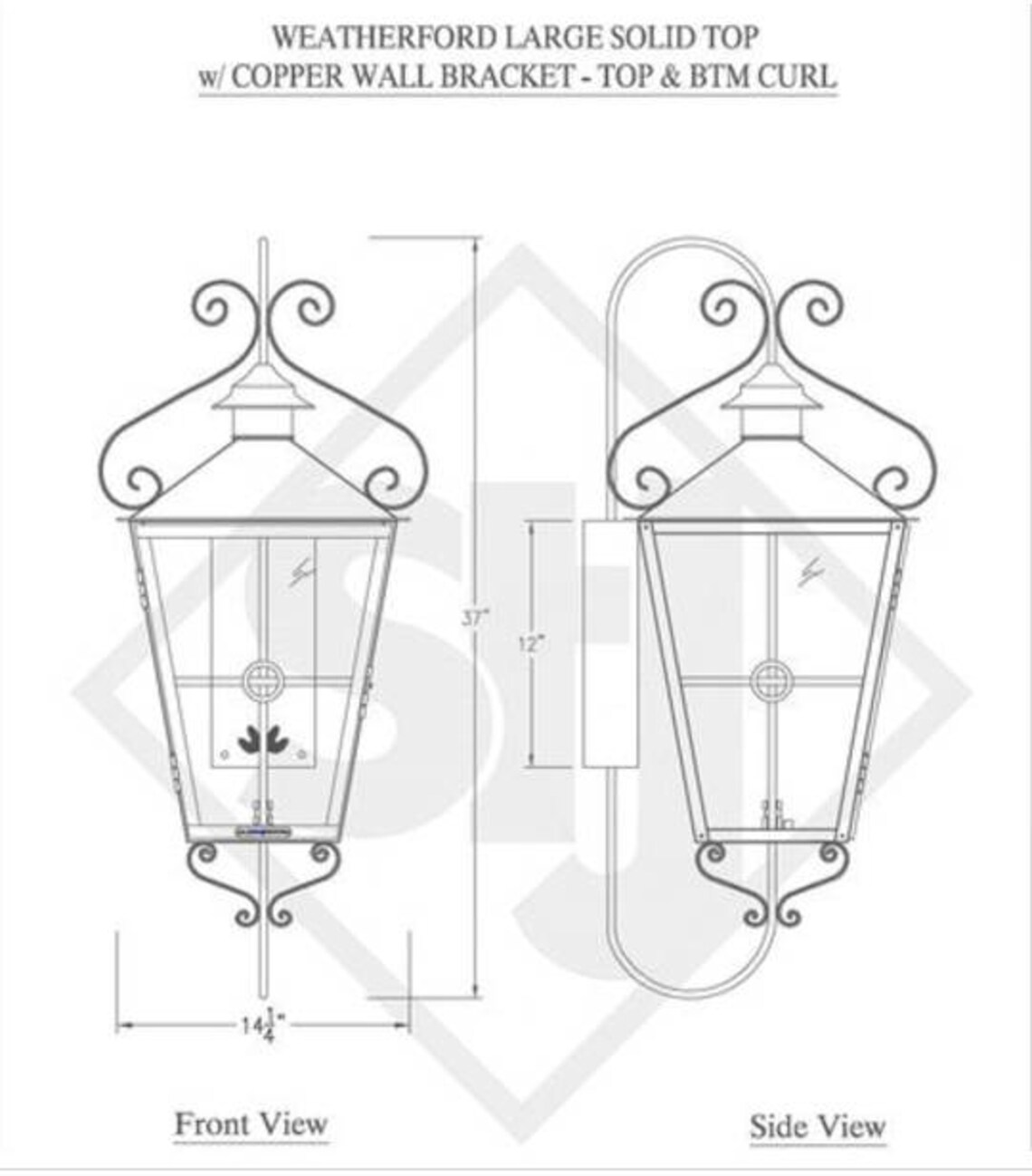 Copper Lantern Pendant Light Copper Light Fixture Rustic Etsy