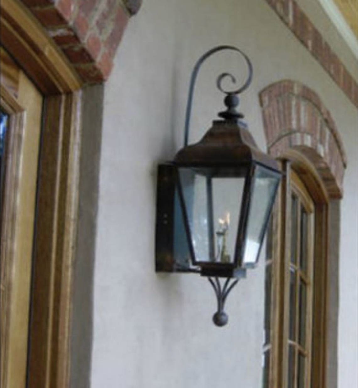 Copper Lantern Pendant Light Copper Light Fixture Rustic Etsy