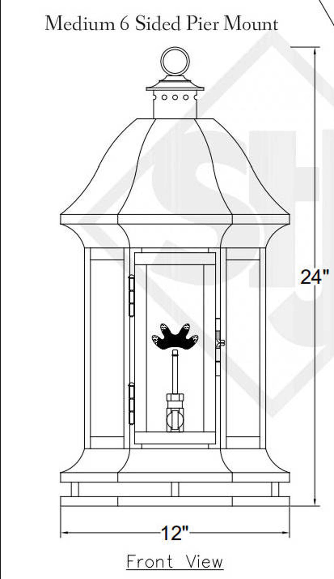 Copper Lantern Pendant Light Copper Light Fixture Rustic Light Etsy