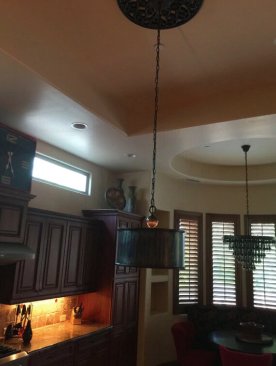 Copper Chandelier Pendant Light Ceiling Light Copper Light Etsy