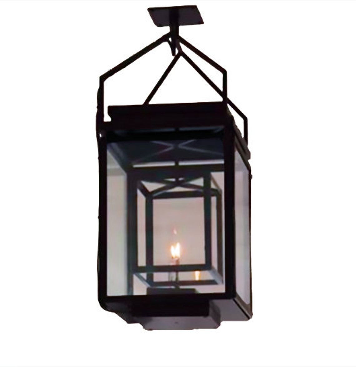 Linterna de cobre Cocina Isla candelabro al aire libre Lámpara | Etsy