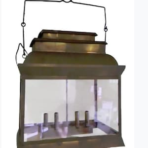Santa Fe Copper Gas Electric Lantern Outdoor Light Fixture Chandelier Kitchen Island Pendant Rustic Old World Craftsmanship Handmade in USA