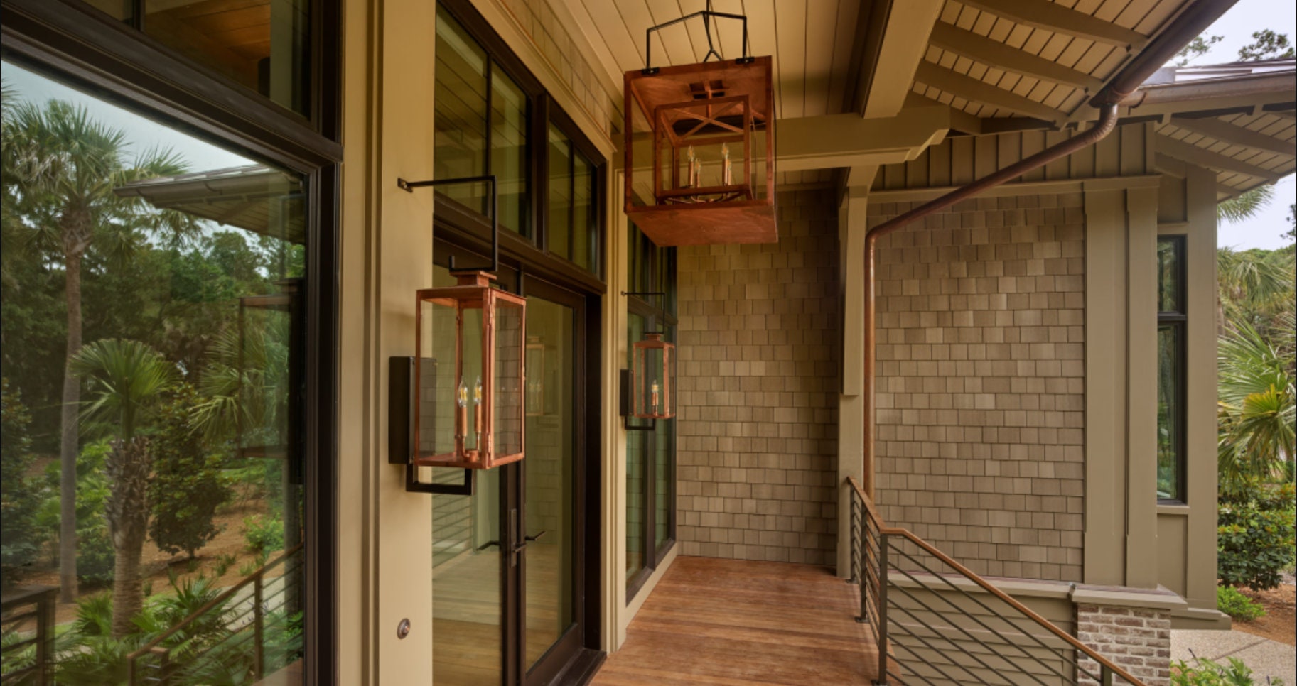 Linterna de cobre Cocina Isla candelabro al aire libre Lámpara | Etsy